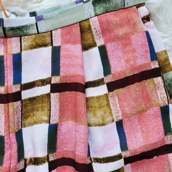 NWT Clover Canyon hi-waist plaid shorts Sz. M - Picture 4 of 5